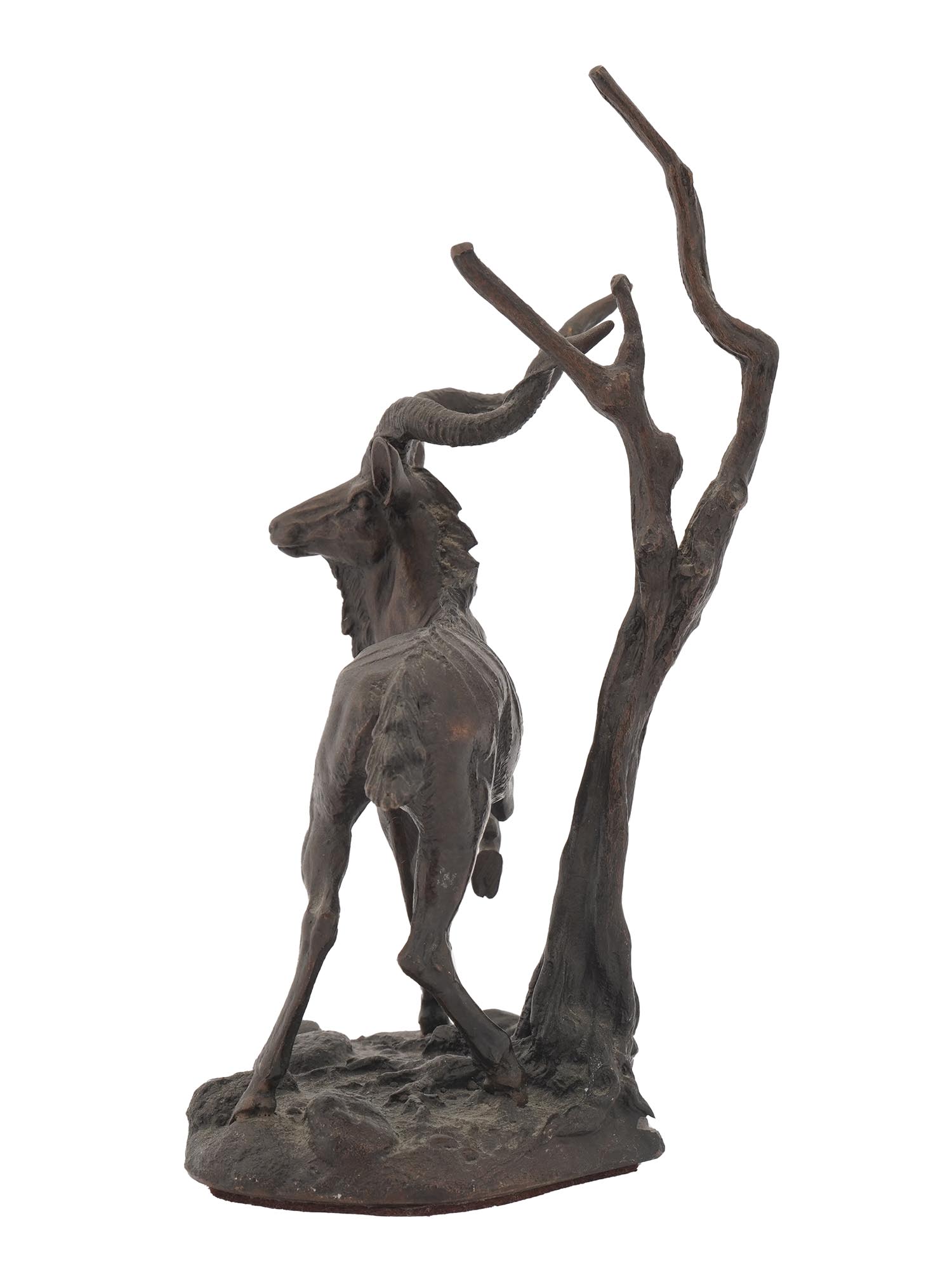 BRONZE FIGURE GREATER KUDU BY THE FRANKLIN MINT PIC-4